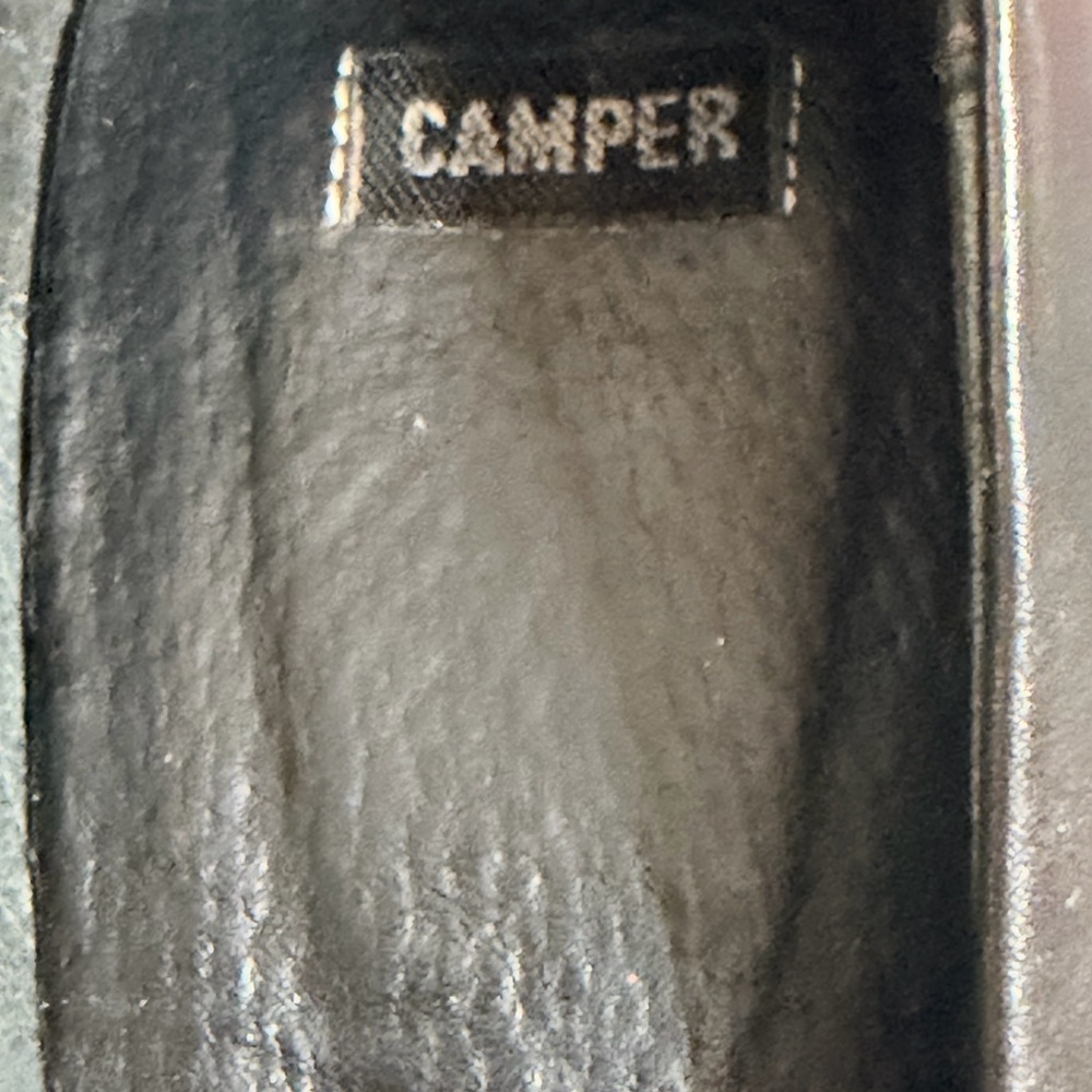 Camper Black Leather Mary Jane Block Heel EU 41 US 10–10.5 - Picture 8 of 9